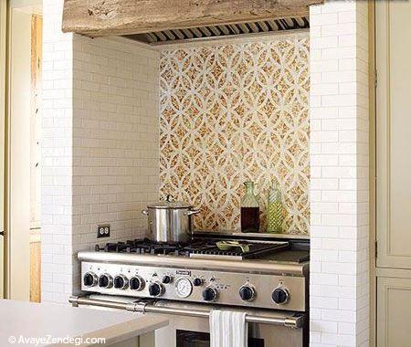 زیبایی دو چندان آشپزخانه با این کاشی ها زیبایی دو چندان آشپزخانه با این کاشی ها