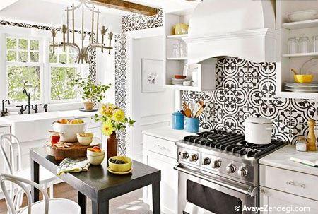 زیبایی دو چندان آشپزخانه با این کاشی ها زیبایی دو چندان آشپزخانه با این کاشی ها