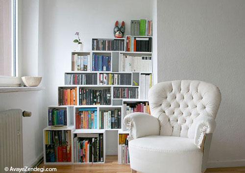 کتابخانه تان را به دکوری زیبا تبدیل کنید کتابخانه تان را به دکوری زیبا تبدیل کنید