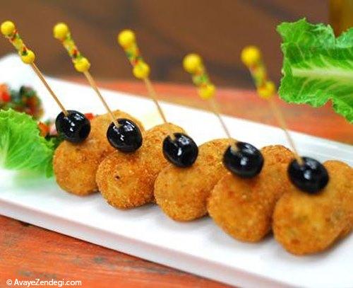 ناگت برنج و گوشت مخصوص کودکان