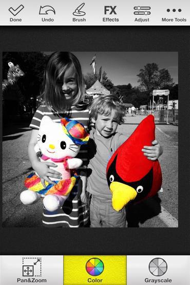 Color Splash Studio در آیفون Color Splash Studio در آیفون