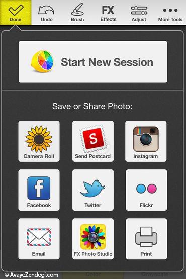  Color Splash Studio در آی‌فون 
