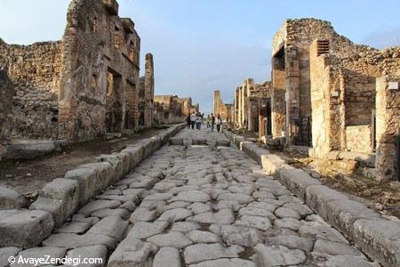 تصاویری از شهر باستانی پمپی در ایتالیا