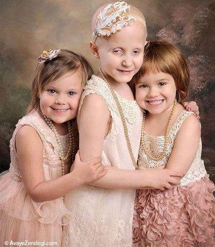 عکس تحسین‌برانگیز 3 دختربچه شجاع