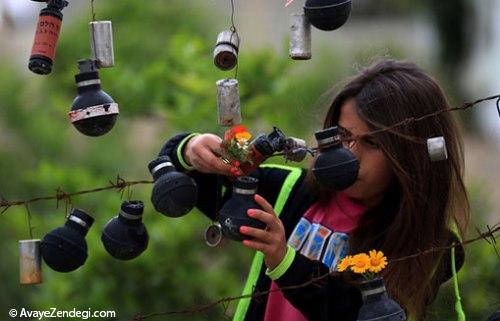 اقدام زیبای دختر فلسطینی