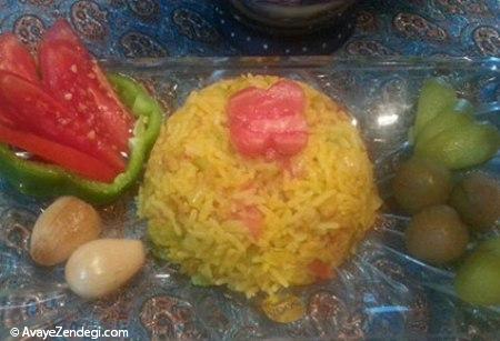 طرز تهیه دمی پلو پوست کدو