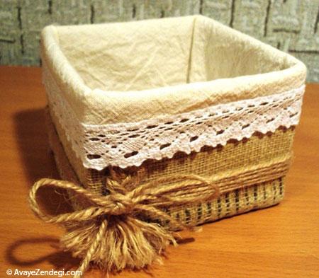آموزش ساخت جعبه و سبد های تزئینی مقوائی