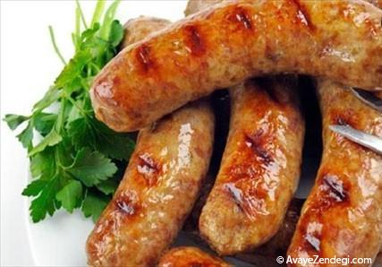 چند دستور پخت سوسیس خانگی چند دستور پخت سوسیس خانگی