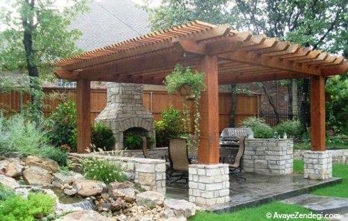 ایده هایی برای طراحی آلاچیق های زیبا ایده هایی برای طراحی آلاچیق های زیبا