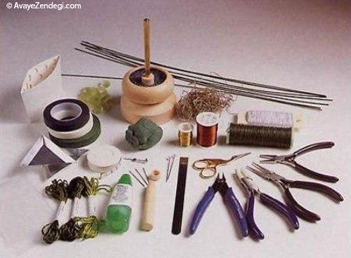 آموزش ابتدائی منجوق و مهره بافی