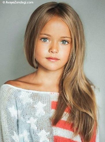 دختر 8 ساله روسی نهمین سوپر مدل دنیا