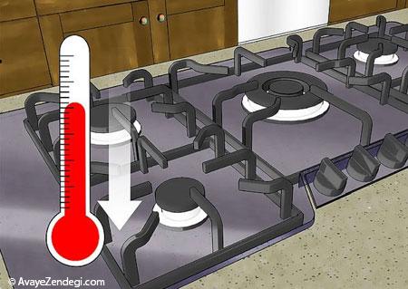 نحوه تمیز کردن و نگهداری از اجاق گاز