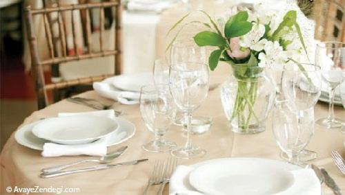 چطور یك میز غذاخوری حرفهای بچینیم؟ چطور یك میز غذاخوری حرفهای بچینیم؟