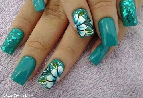 طرحهای جدید ناخن 2015 (2)
