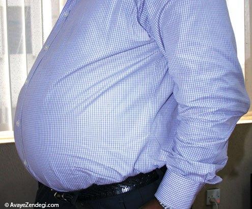 چرا افراد لاغر شکم بزرگی دارند و علت بزرگ شدن شکم چیست؟