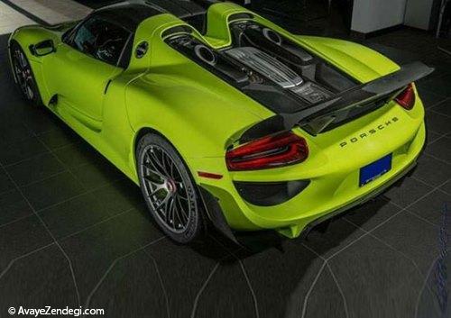  پورشه 918 Spyder مدل 2015 و رنگ خاص اش 