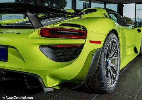  پورشه 918 Spyder مدل 2015 و رنگ خاص اش 