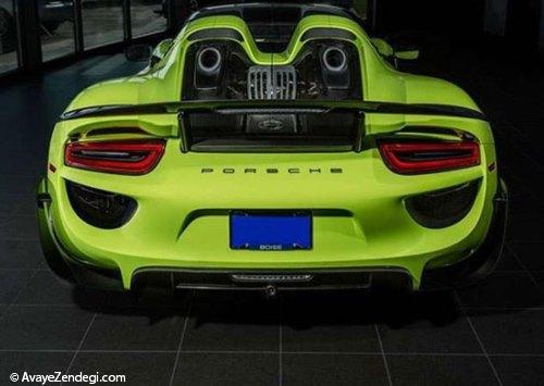  پورشه 918 Spyder مدل 2015 و رنگ خاص اش 