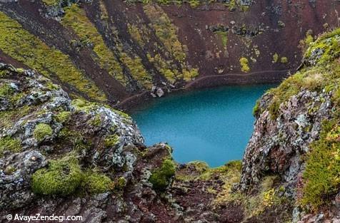 زیباترین گودال طبیعی دنیا در ایسلند زیباترین گودال طبیعی دنیا در ایسلند