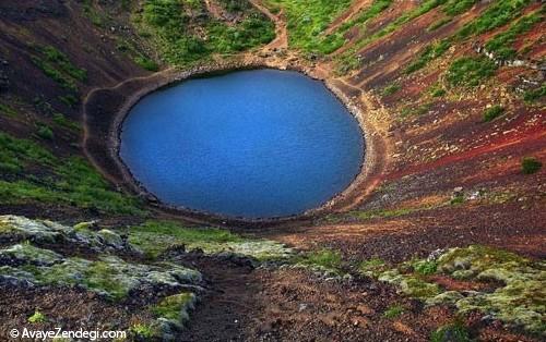 زیباترین گودال طبیعی دنیا در ایسلند