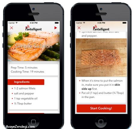 آشپزی با ماهی تابه هوشمند Pantelligent