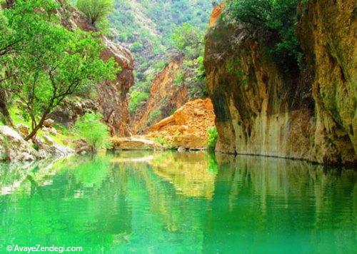  آشنایی با آبشار «تنگ دم اسب» 