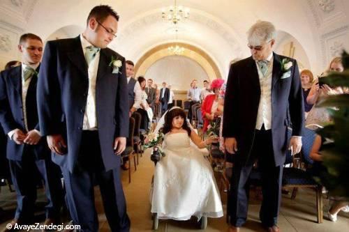 دختر 80 سانتیمتری ازدواج کرد!