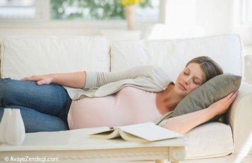 دردسر های خوابیدن در دوران بارداری