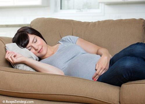  دردسر های خوابیدن در دوران بارداری 