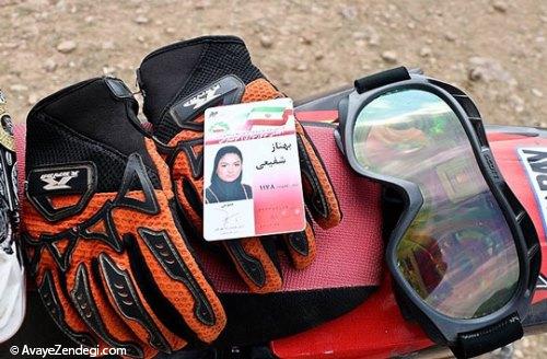 درخشش بانوی موتور سوار ایرانی در جهان درخشش بانوی موتور سوار ایرانی در جهان