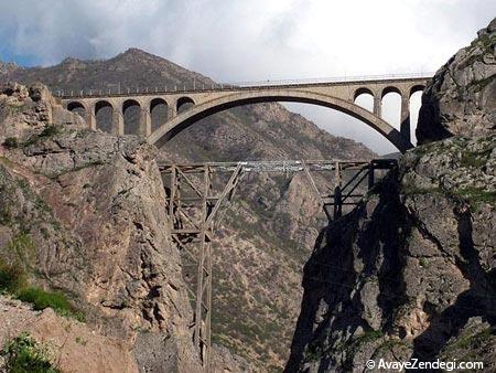 پل وِرِسک یکی از بزرگ‌ترین پل‌های راه‌آهن ایران
