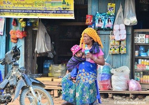 آرایش دردناک زنان میانمار