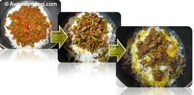 آشنایی با روش تهیه ی لوبیا پلو