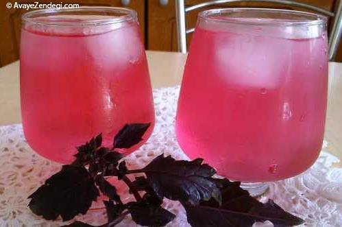 طرز تهیه شربت ریحان تازه