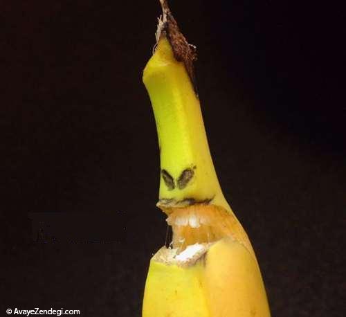 کنده کاری های خلاقانه روی موز