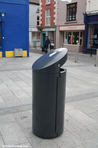 ایده های طراحی سطل زباله خیابانی