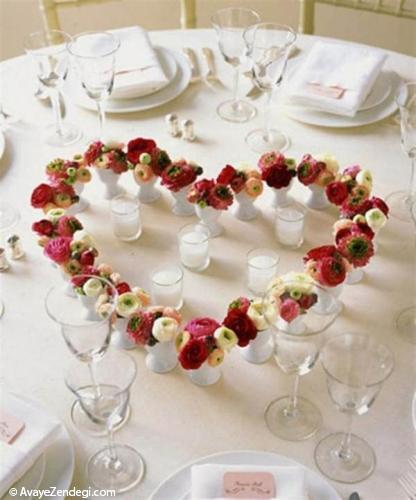 20 ایده جالب برای تزئین میز عاشقانه