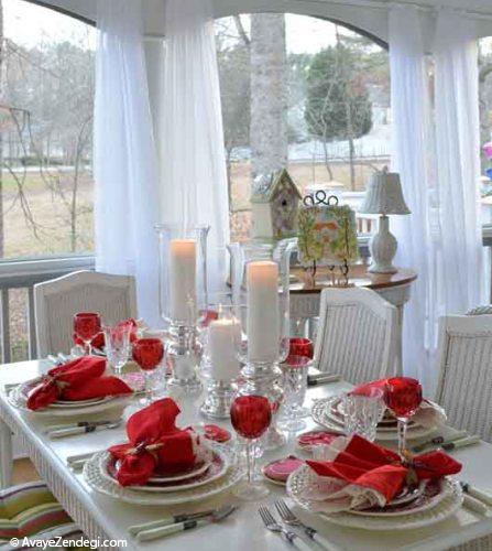 20 ایده جالب برای تزئین میز عاشقانه