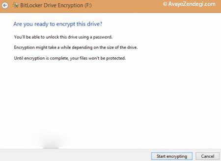 آموزش رمزگذاری روی درایو در ویندوز 8